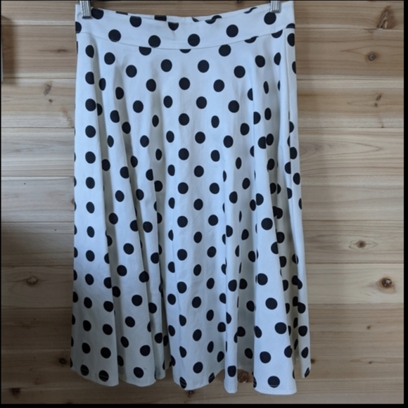 Vintage polka dot midi skirt - Picture 2 of 6